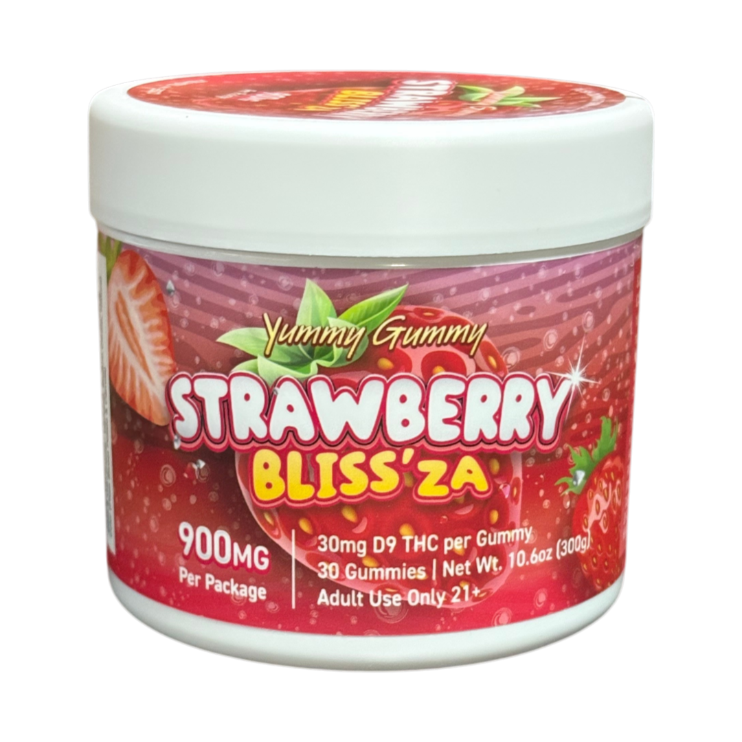 30mg D9 Gummies | 30 Count : Strawberry