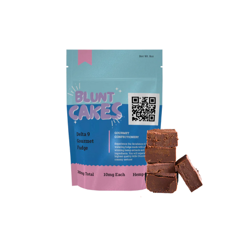 Blunt Cakes | Delta 9 Gourmet Fudge : 10mg Each - Milk Chocolate