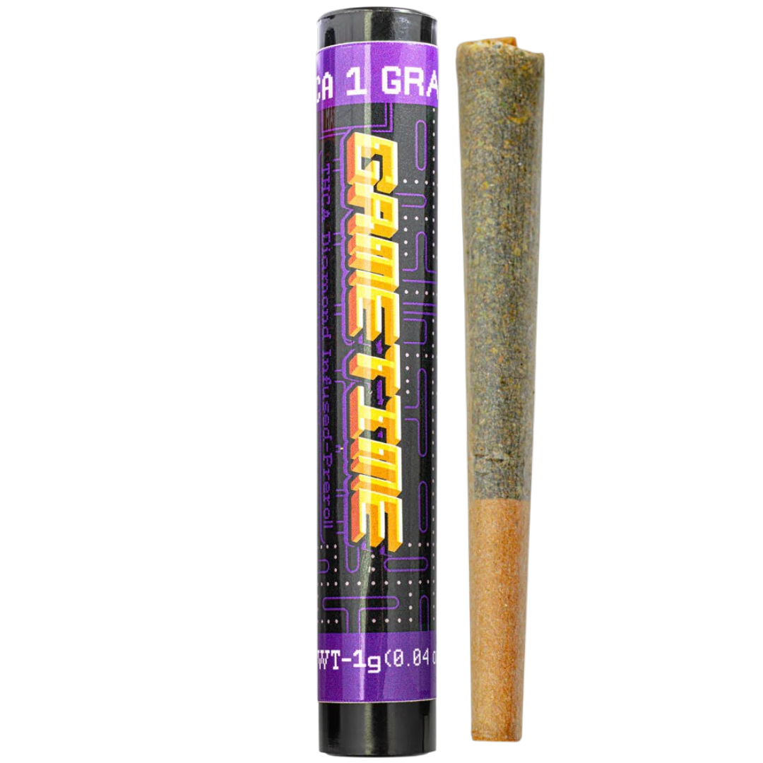 1G | THCa Diamond Infused Pre Roll : INDICA (36-38%)