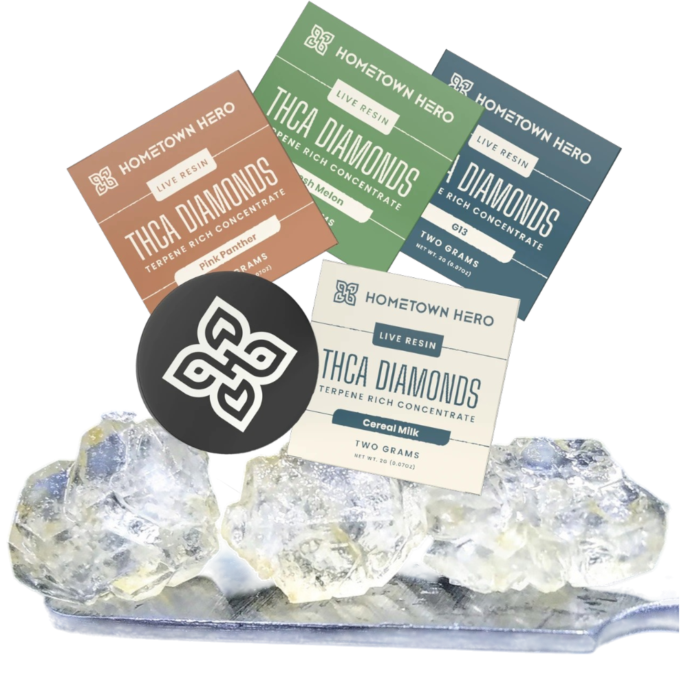 Hometown Hero | Live Resin THCa Diamonds