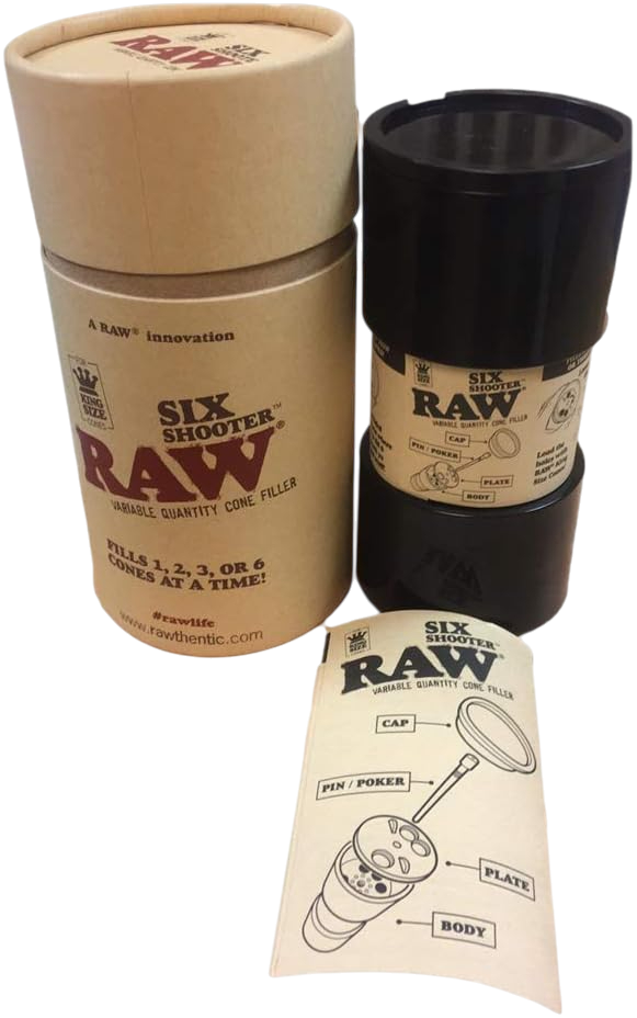 RAW | Six Shooter Filler for King Size Cones