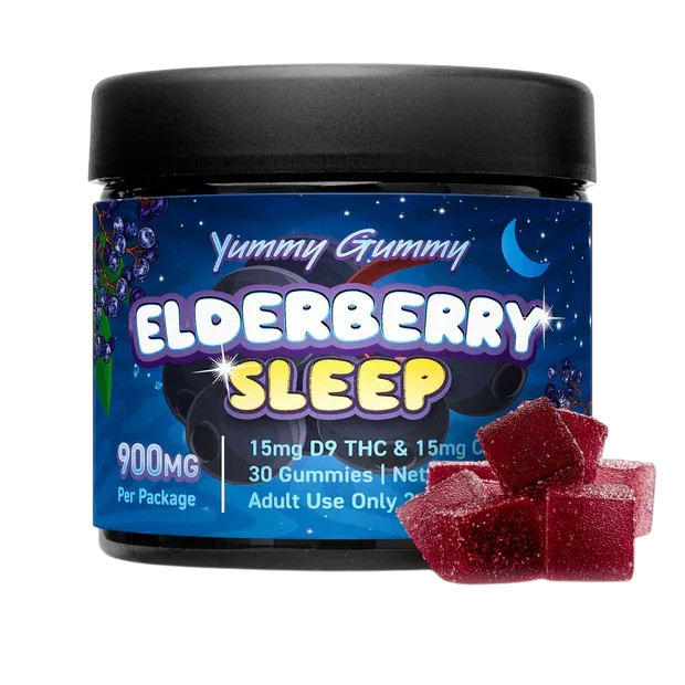 15mg D9/15mg CBN Gummies | 30 Count : Elderberry (Sleep)