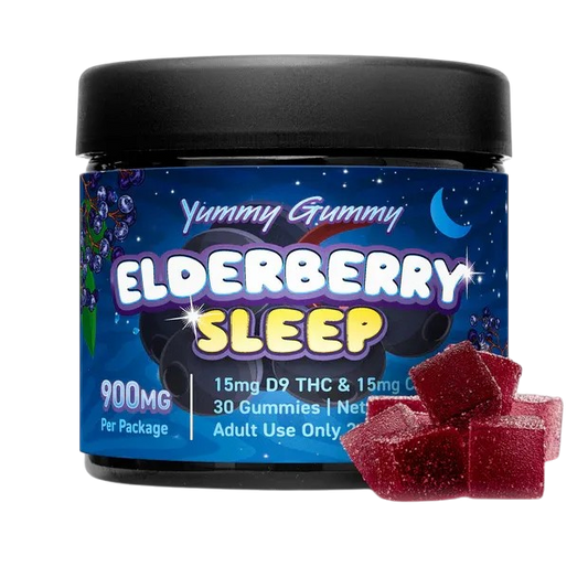15mg D9/15mg CBN Gummies | 30 Count : Elderberry (Sleep)