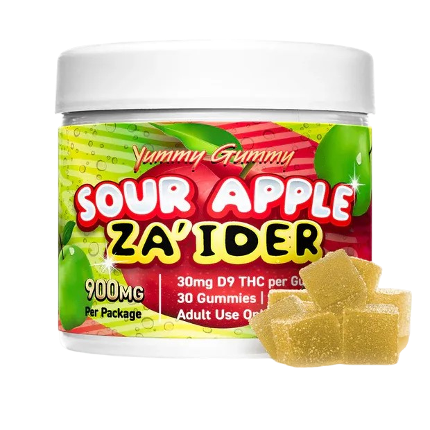 30mg D9 Gummies | 30 Count : Sour Apple