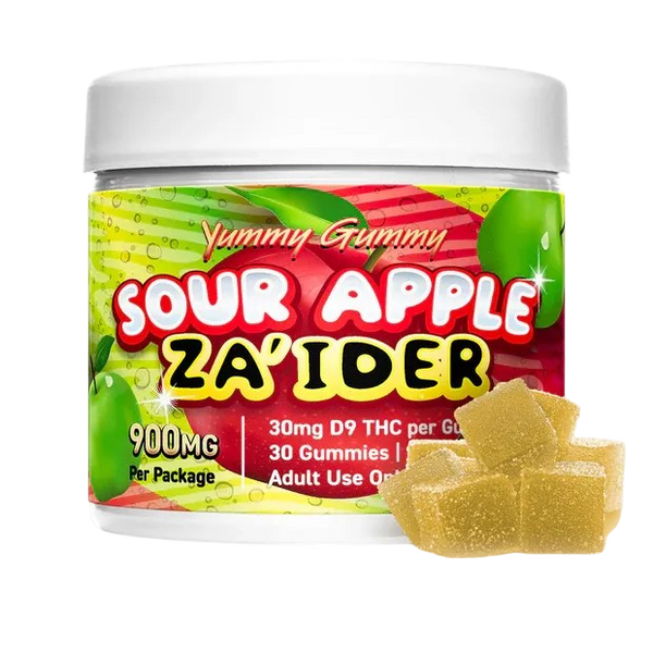 30mg D9 Gummies | 30 Count : Sour Apple