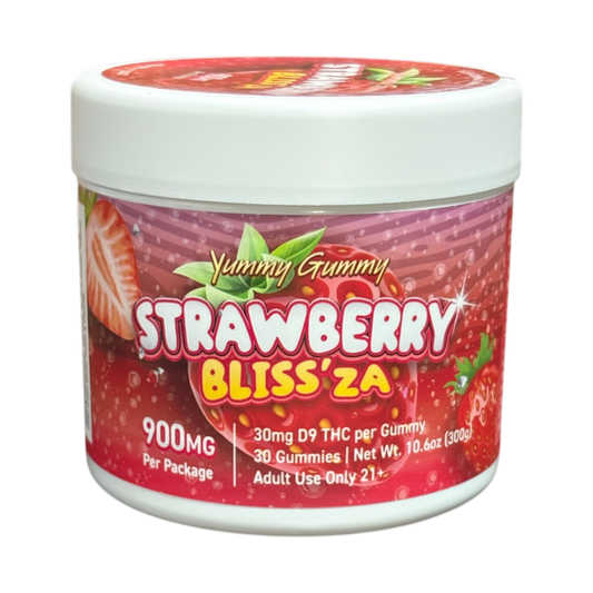 30mg D9 Gummies | 30 Count : Strawberry