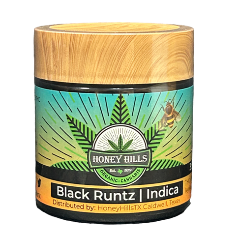 Honey HIlls | Full-Spec Hemp Flower | Black Runtz - INDICA (26%)