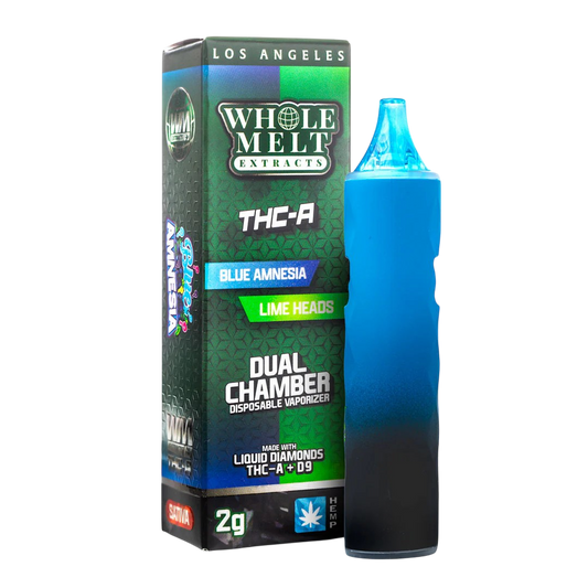 THCa/D9 Disposable - 2G [Blue Amnesia/Lime Heads]