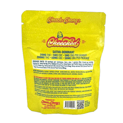 Cheeched | 20mg D9 Blood Orange Gummies : SATIVA (10ct)