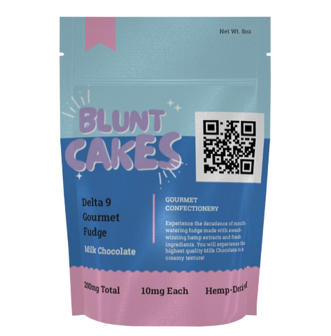 Blunt Cakes | Delta 9 Gourmet Fudge : 10mg Each