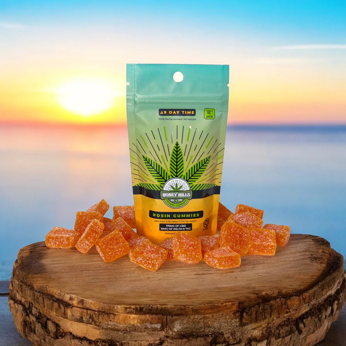 Honey Hills | Delta 9 THC Gummies | 10mg Each : Day Time