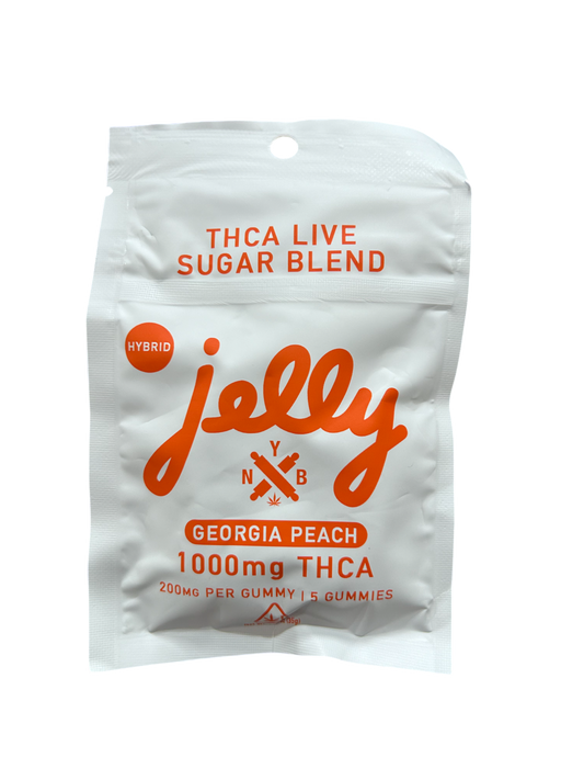 Not Your Bakery | THCa Live Sugar Gummies : 200mg Each - Georgia Peach (HYBRID)