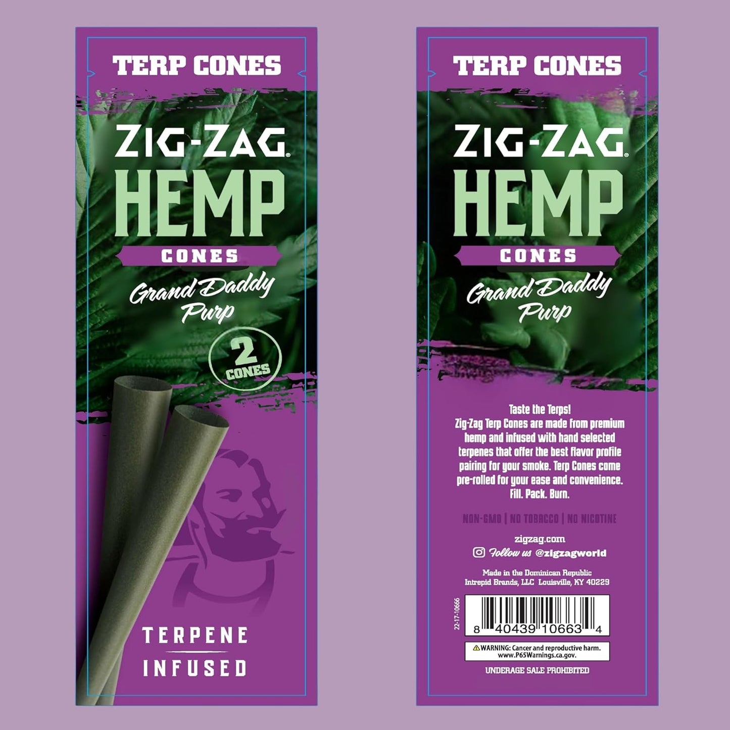 Zig Zag | Terpene Infused Hemp Cones [2ct]