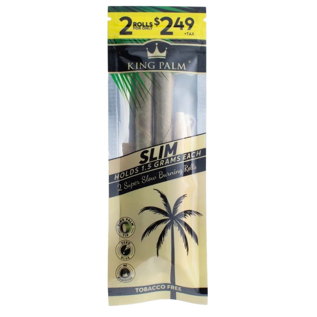 King Palm Slim Leaf Cones (2ct)