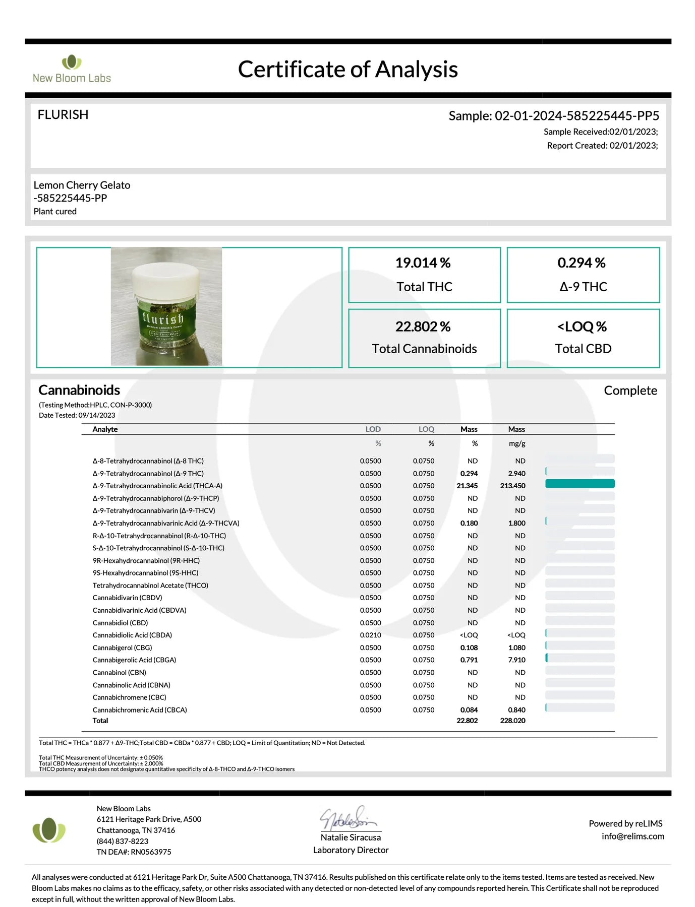 Flurish | Exotic THCa Flower | Lemon Cherry Gelato : HYBRID (22.8%)