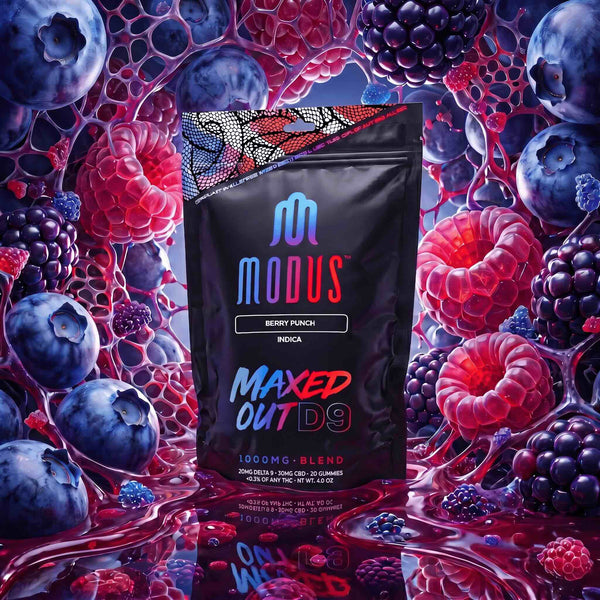 Maxed Out D9 THC Gummies : Berry Punch (INDICA)