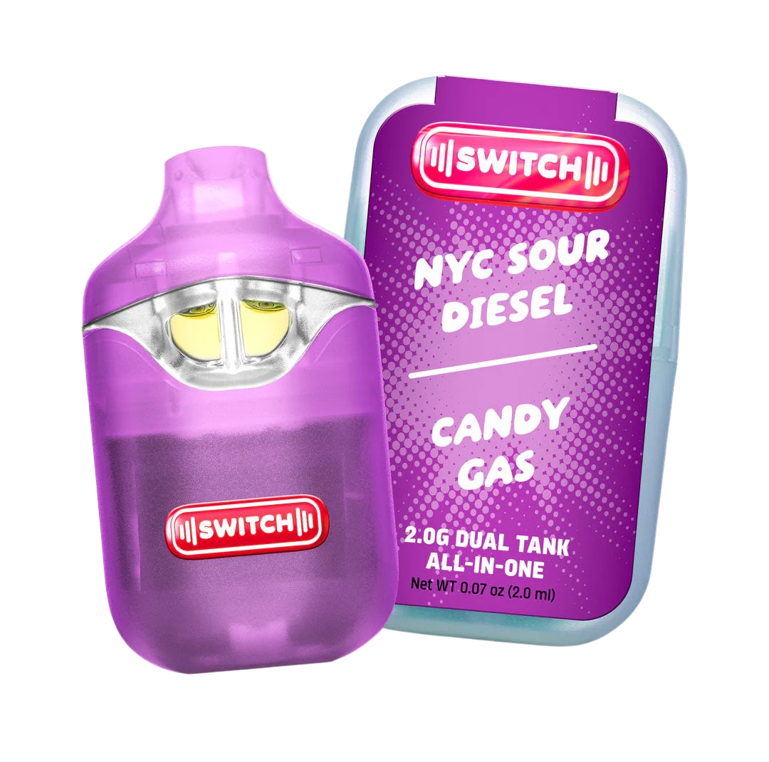 Switch | NYC Sour Diesel/Candy Gas : 2G Vape
