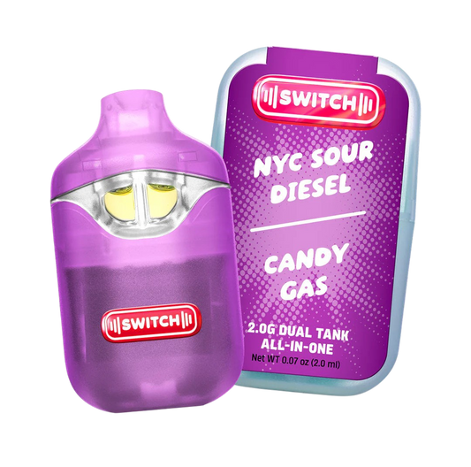 Switch | NYC Sour Diesel/Candy Gas : 2G Vape