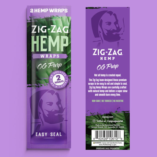 Zig Zag | Premium Hemp Wraps [2ct]