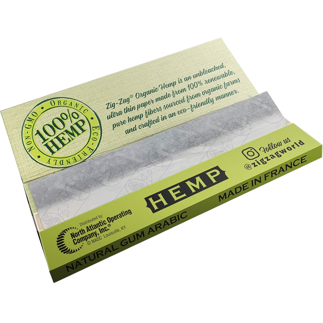 ZigZag | Organic Hemp 1 1/4 Size Rolling Papers | 78mm