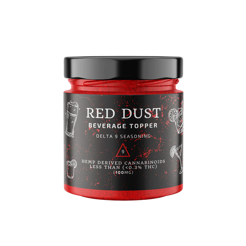 D8PG | RED DUST - PREMIUM DELTA 9 SEASONING - 2 OZ | 100MG