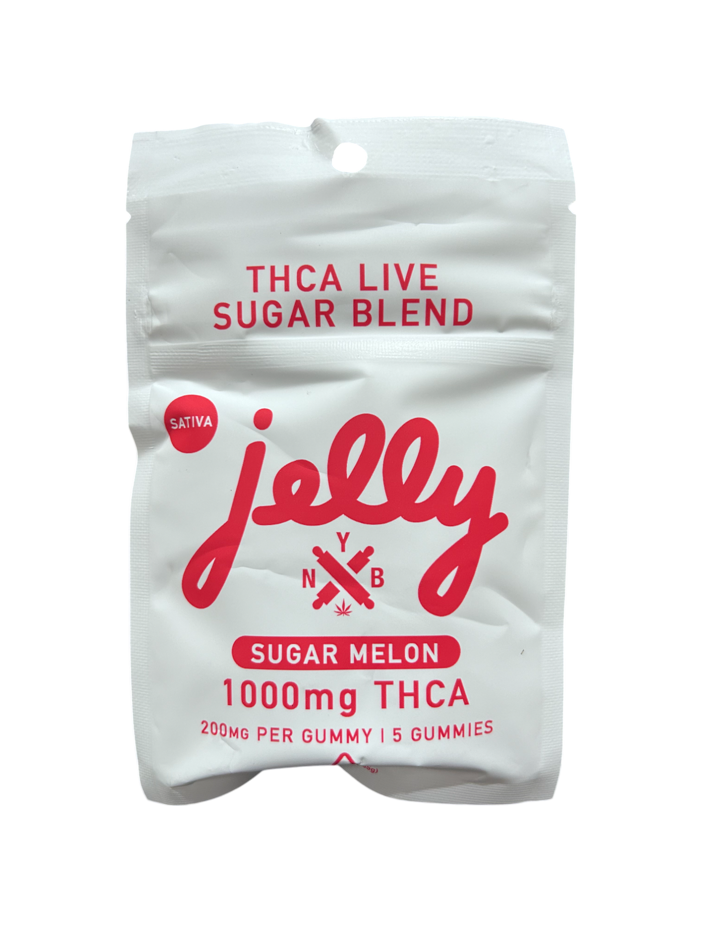 Not Your Bakery | THCa Live Sugar Gummies : 200mg Each - Sugar Melon (SATIVA)