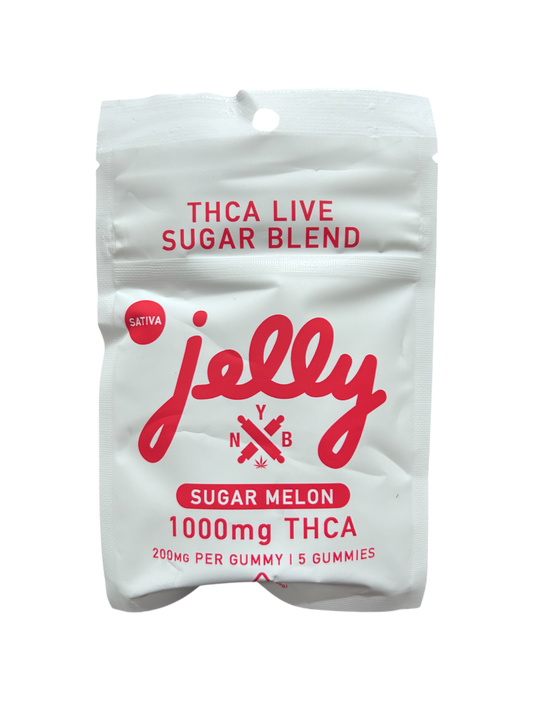 Not Your Bakery | THCa Live Sugar Gummies : 200mg Each - Sugar Melon (SATIVA)