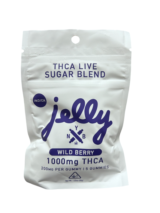 Not Your Bakery | THCa Live Sugar Gummies : 200mg Each - Wild Berry (INDICA)