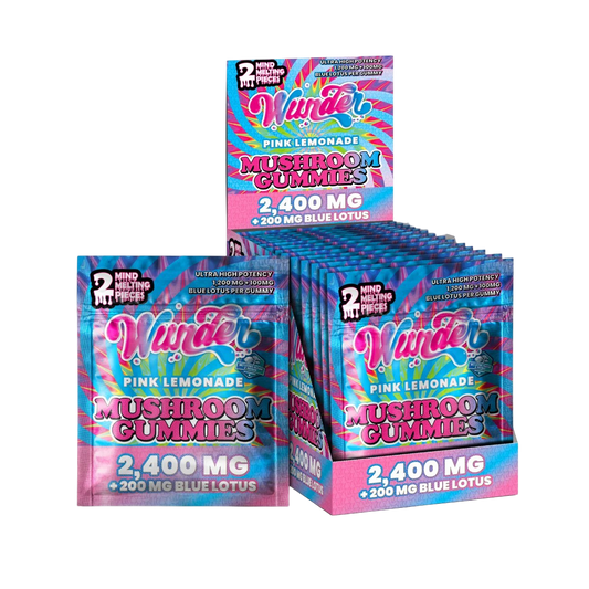 High Potency Mushroom Gummies : Pink Lemonade