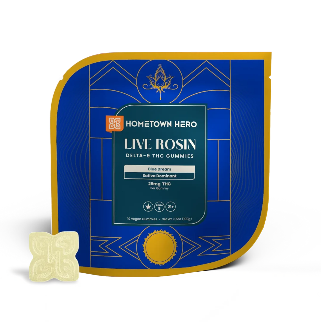 Blue Dream | 25mg D9 [10ct] Live Rosin Canna Classic Gummies [SATIVA]