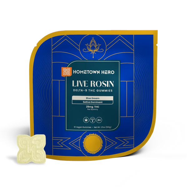 Blue Dream | 25mg D9 [10ct] Live Rosin Canna Classic Gummies [SATIVA]