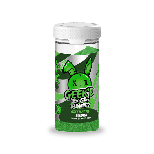 GEEK'D | Full-Spec Hemp Gummies - 3500mg : Green Apple
