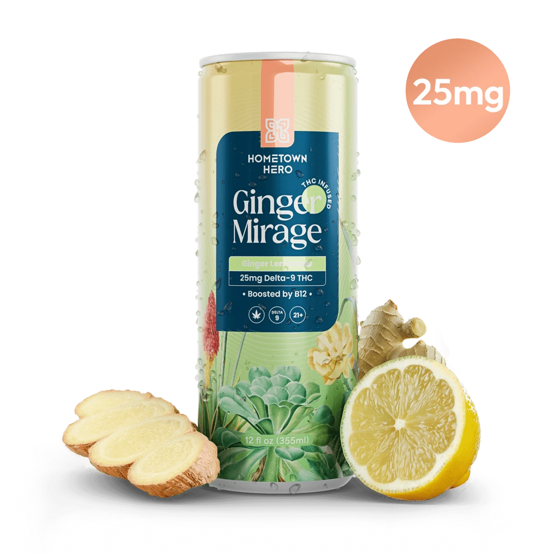 Ginger Mirage - 25mg THC Lemonade