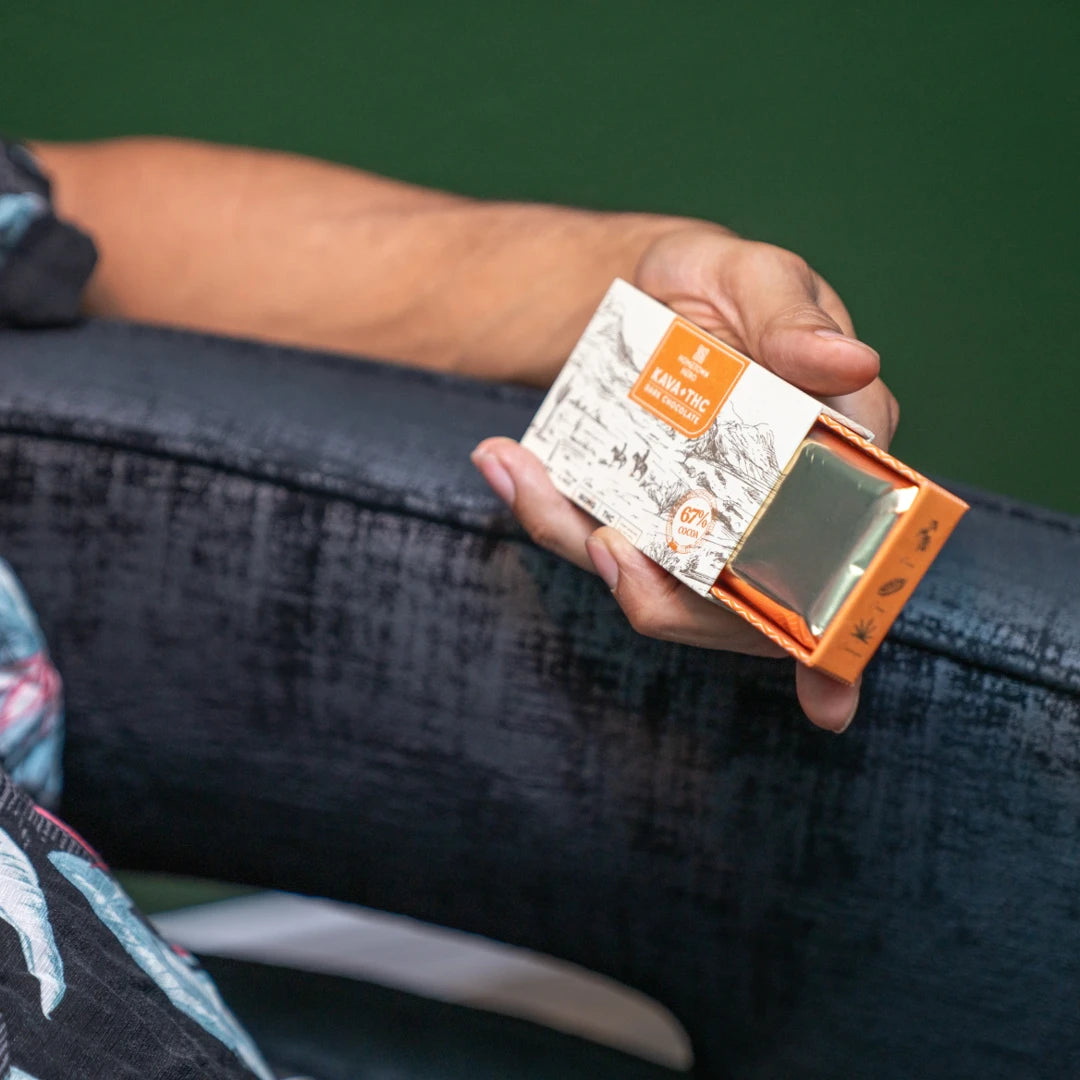 Kava + THC - Dark Chocolate Bar
