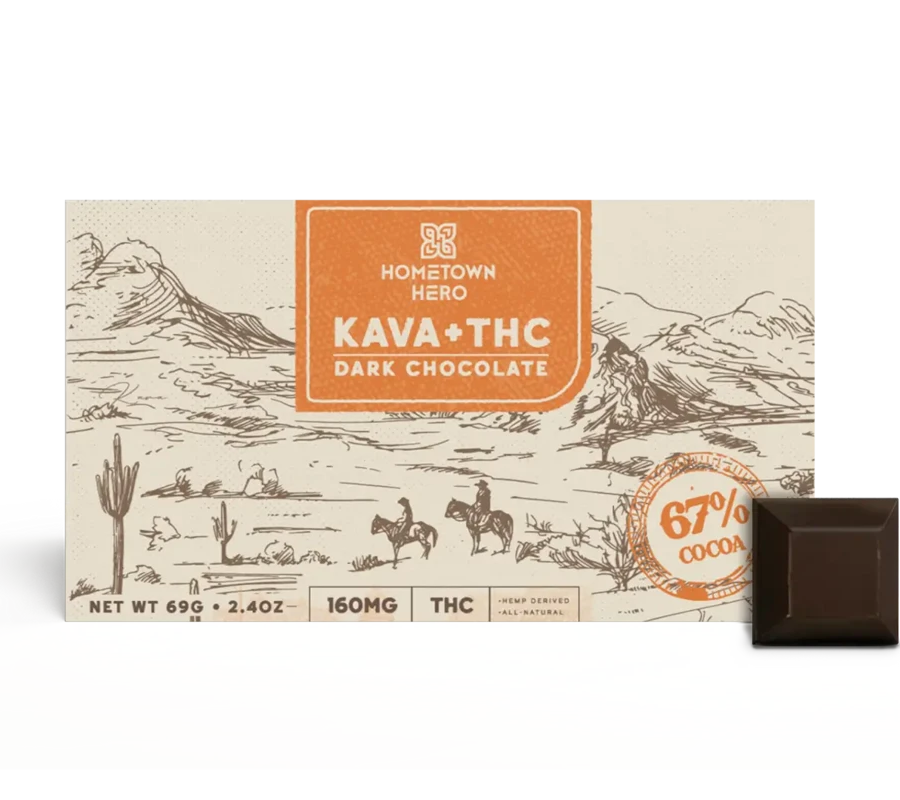 Kava + THC - Dark Chocolate Bar