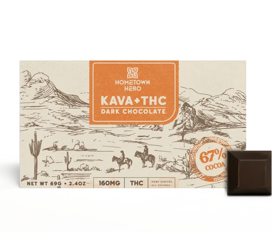 Kava + THC - Dark Chocolate Bar