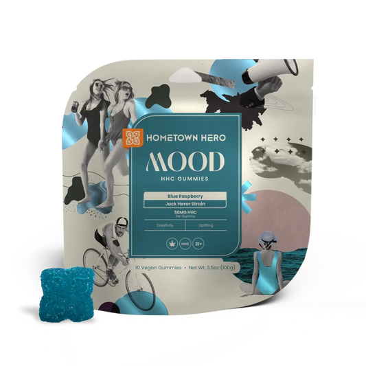 Blue Raspberry - Mood HHC Gummies [SATIVA]