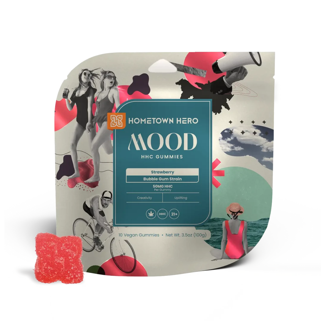 Strawberry - Mood HHC Gummies [INDICA]