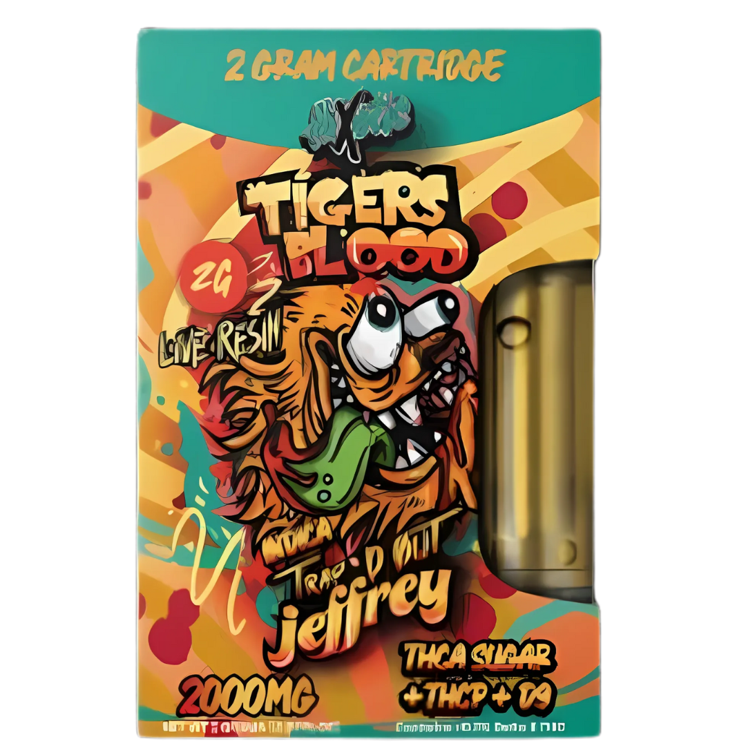 Hixotic | Trap’d Out Jeffrey |THCa Sugar Vape Cartridges - 2G