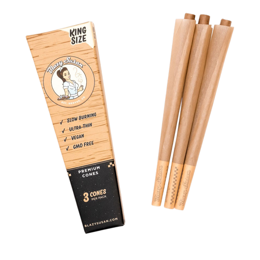 King Size Unbleached Cones (3ct)